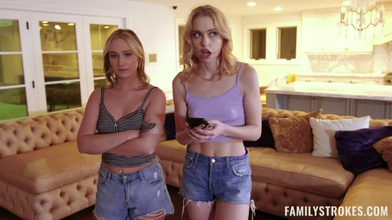 Инцест втроем с блондинками